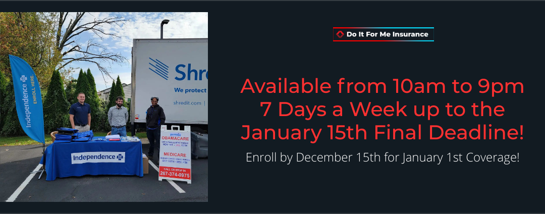 4 Days Left To Enroll or Change Coverage for January 1st